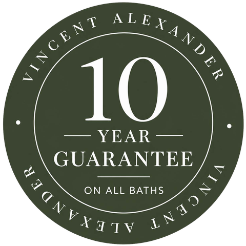 10 Year Guarantee on all baths